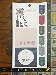 PEGATINAS DE PAPEL DE UNA HOJA DE TEMA DE ESPÍRITU LIBRE, ETIQUETAS DE THE HAPPY PLANNER #GDL270 - Imagen 1 de 2