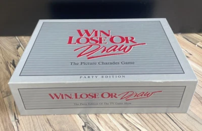 Win Lose Or Draw Picture Charades Game Party Edition 1988 Milton Bradley - Image 1 of 4