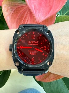 U-Boat Italo Fontana Watch Thousands of Feet Manual Mens 50mm Red Made in Italy - Picture 1 of 15