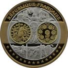 R1376 Medal France 50 Euros Europa 2002 Silver 999% PF Proof BE -> Make offer