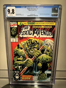 Marvel Comics The Toxic Avenger #1 4/91 1991 Troma Doug Moench Rod Ramos CGC 9,8 - Imagen 1 de 4
