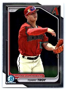 2024 Bowman Chrome Prospects #BCP-76 Tommy Troy Arizona Diamondbacks - Bild 1 von 2