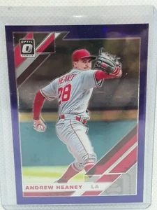 Andrew Heaney 2019 Donruss Optic Baseball PURPLE STARS (/125) Los Angeles Angels - Bild 1 von 2