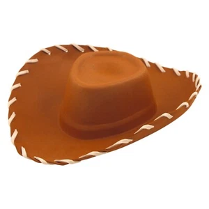 Childrens Brown Cowboy Hat Kids Western Fancy Dress Party Story Costume H36370 - Picture 1 of 7