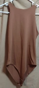 Reoria Size 6 Brown Leotard Top NWT - Picture 1 of 2