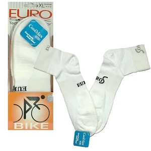 Eurosock Lightweight CoolMax® Cycling-Run Socks-Quarter Crew Men XL: 11-14" - Picture 1 of 1