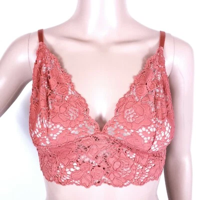 Victoria's Secret Very Sexy Women Lace Bralette Unlined Wirefree Brown Size M - Image 1 of 4