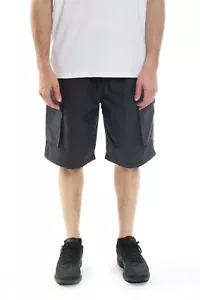YAGO Men's Elastic Waist Drawstring Relaxed Fit Plaid Cargo Shorts S-5XL CL3B - Picture 1 of 8