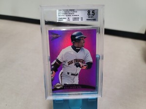 1999 Pacific Prism Purple Error Serial Numbered Barry Bonds Holo BGS 8.5 T6521