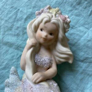 Enesco 1993 Coral Kingdom Athena Mermaid Shimmer Figurine Good Used