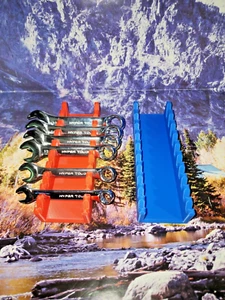 2pcs Stubby Wrench Organizer Storage Rack Tray Tool Box 10 Wrench Holder 2 Pack - Picture 1 of 9