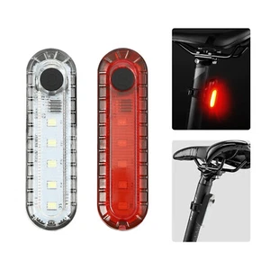 Juego de luces LED para bicicleta USB Juego de luces recargables para bicicleta Juego de luces para bicicleta - Imagen 1 de 23
