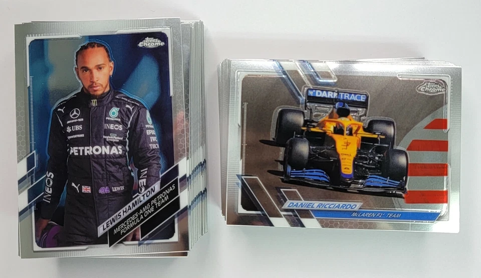 2021 Topps Formula 1 Chrome BASE Cards (Pick Your Own - Complete Your Set) - Image 1 of 1