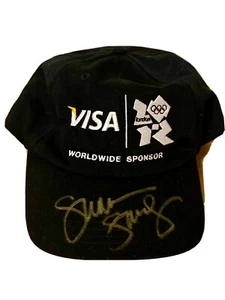 Baseballmütze Olympiasieger Schwimmer SUMMER SANDERS signiert Visa Autogramm  - Bild 1 von 6