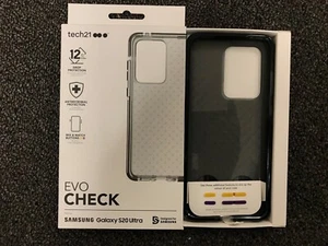 Tech21 - Evo Check Case for Samsung Galaxy S20 Ultra 5G - Smokey/Black - Picture 1 of 2