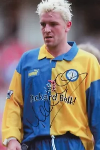 Lee Sharpe handsigniertes 12x8 Foto - Leeds United - Fußball Autogramm. - Bild 1 von 1
