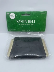 Amscan Holiday Santa Belt One Size Fits Most New Christmas - Picture 1 of 4