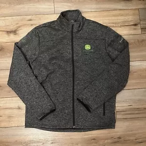 John Deere Eddie Bauer EB540 Storm Repel Soft Shell Giacca Cappotto Grigio Uomo L - Foto 1 di 9