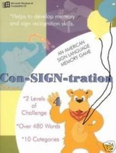 American Sign Language Con-Sign-tration #4 Memory Games - Picture 1 of 1