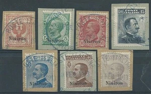 1912 EGEO NISIRO USATO 7 VALORI - RR1754 - Picture 1 of 1