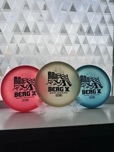 Kastaplast Berg X Special Edition Flag Stamp-Glow  red/white/blue 3 pc set(Rare) - Picture 1 of 4