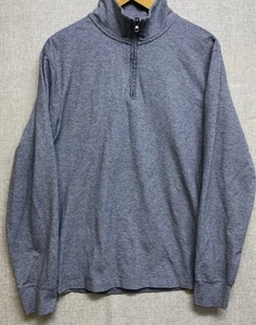 Old Navy Black Jack Go Dry Herren Large Quarter Zip Pullover Sweatshirt Sweater - Bild 1 von 11
