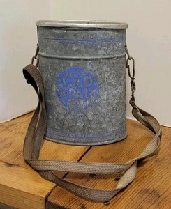 De colección OLD PAL Cebo Galvanizado Minnow Cubo Caja Cabaña de Pesca Decoración 7 1/2" - Imagen 1 de 9
