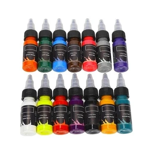 14 Color 210ml For Professional Tattoo Ink Set Body Art Pigments for Artists - Picture 1 of 12