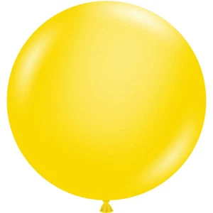 Tuftex 17" Yellow Standard Latex Balloons (50ct) - Picture 1 of 1
