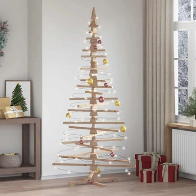 Wooden Christmas Tree, Wooden Christmas Trees, Albero Di Natale In Legno vidaXL - Immagine 1 di 4