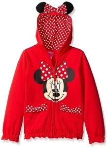 Sudadera con capucha Minnie con lazo a lunares para niñas Disney - Imagen 1 de 3