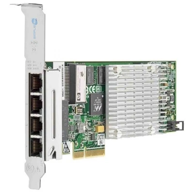 HP NC375T SCHEDA DI RETE PCI-e 4 PORTE LAN ETHERNET GIGABIT QUAD PORT NIC - Immagine 1 di 4