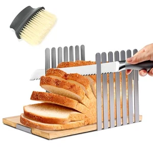 Bread Slicer, Stainless Steel Bread Slicer for Homemade Sourdough Bread, Manu... - Picture 1 of 6