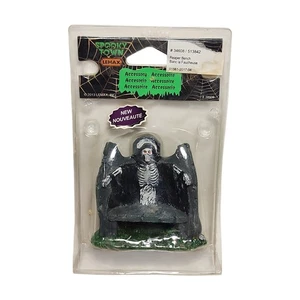 LEMAX Reaper Bench Spooky Town Halloween Deko 34608 Neu - Bild 1 von 5
