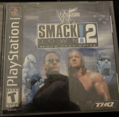 WWF SmackDown 2: Know Your Role (Sony PlayStation 1, 2000) - Image 1 of 4