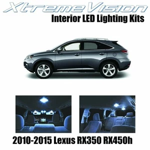 XtremeVision Interior LED for Lexus RX350 RX450h 2010-2015 (10 PCS) Cool White - Picture 1 of 7