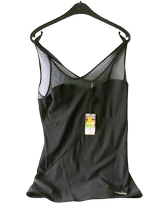 Damen Tank Top in Schwarz, Größe L ärmellos, , Sommer, Freizeit, Sporttop - Bild 1 von 4