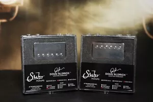 Suhr Doug Aldrich Hot Humbucker Neck & Bridge 50mm Pickup Set Nickel Chrome - Picture 1 of 2