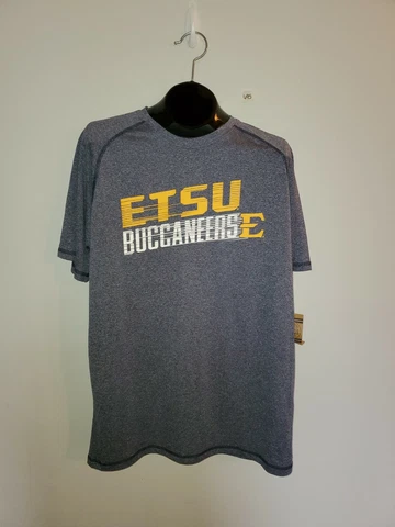 ETSU Buccaneers Sz L Blue Sports Shirt NEW NWT   SPT695 Cover