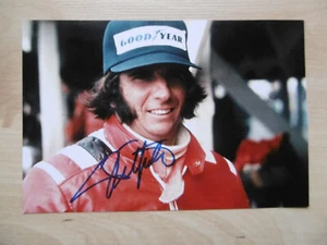 Foto firmada con autógrafo de Emerson Fittipaldi 13x18 cm - Imagen 1 de 1