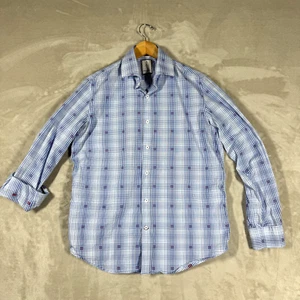 Robert Graham Mens Medium 15 1/2 Stretch Long Sleeve Button Tailored Fit Shirt - Picture 1 of 13