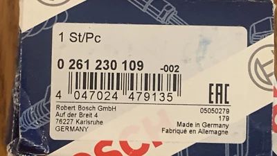 Sensor de presión absoluta colector Bosch 0261230109 Foto 1 de 4