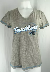 Camiseta a rayas para mujer Carolina Panthers NFL Team Apparel - Imagen 1 de 7