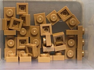 Lego Stck. - Medium Nougat Platte 1 x 1 - Nr. 3024 - Stck 35 - Bild 1 von 1