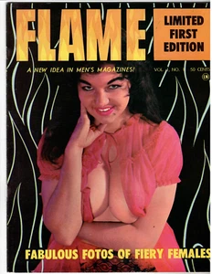 First Issue, FLAME Magazine #1 Figure Models 1959 ? Nice Condition Shawna Lee + - Picture 1 of 2