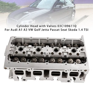 Cylinder Head with Valves 03C109611Q For Audi A1 A3 For VW Golf Jetta Passat ZA - Picture 1 of 12