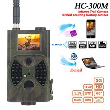 HC-300M Hunting Trail Camera 12MP GPRS MMS 1080P IR Night Vision Video Camera