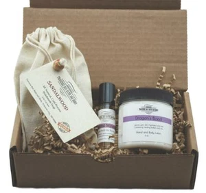 Spicy Gift Box, roll-on oil, lotion, and handmade soap. Mother's day. - Picture 1 of 4