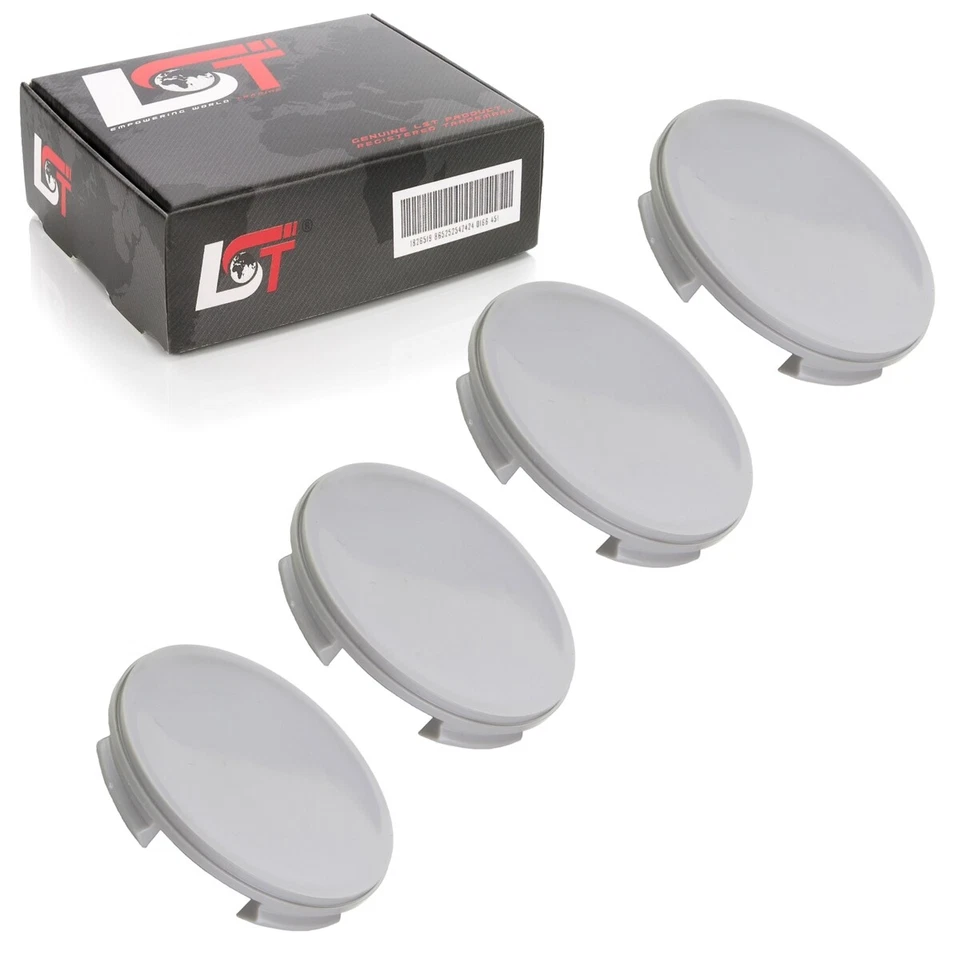 4x Tapa Bujes Tapa Tapa Cubierta Aleación Gris Ø 60mm para Suzuki Foto 1 de 4