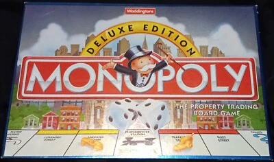 Waddingtons Monopoly Deluxe Edition 1998 Very Good Condition Complete Free Post - Image 1 of 4